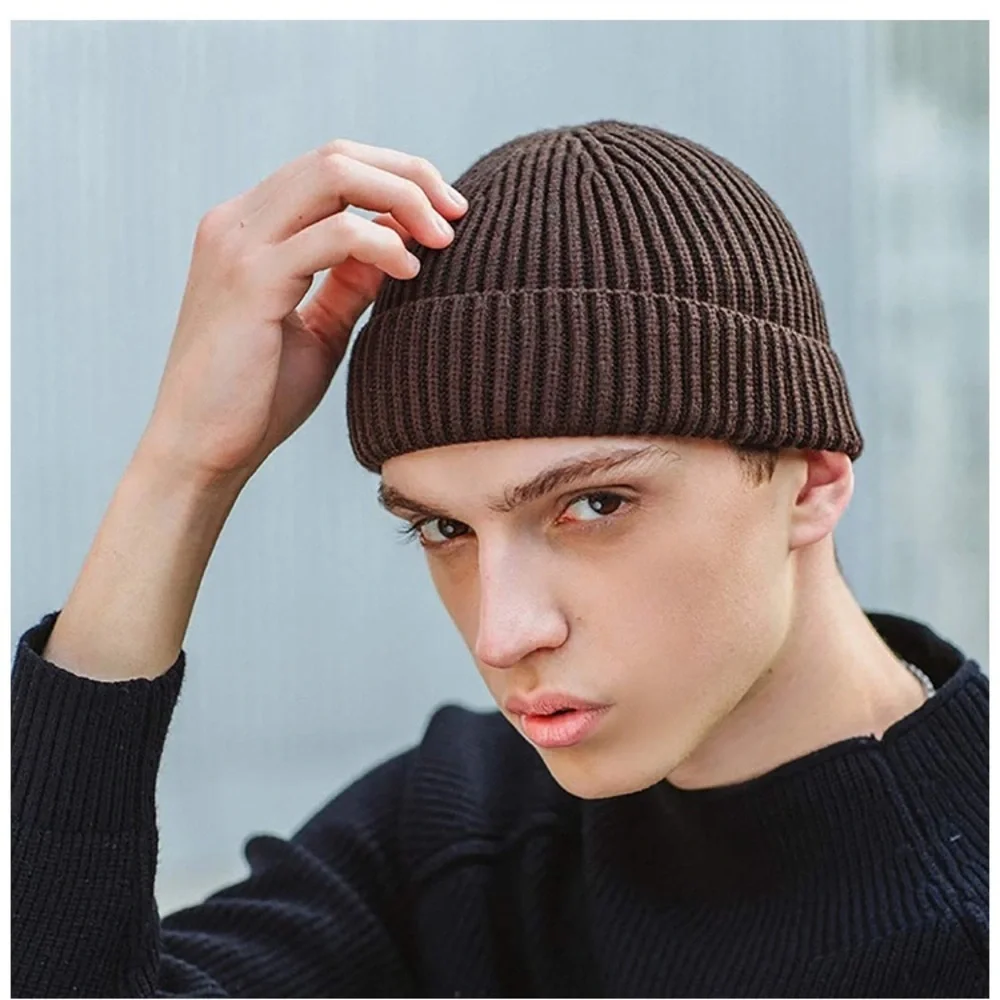 Wool Watch Fisherman Beanie Cap
